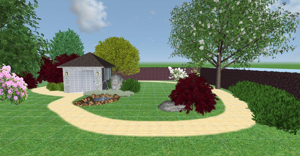 Návrh zahrady ve 3D
